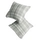 Dolls House Scatter Cushions Grey & White Check Square Throw Pillows Accessory