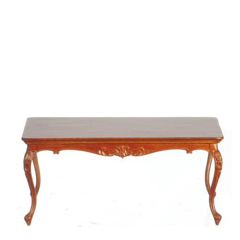 Dolls House American Victorian Table Walnut JBM Miniature Dining Room Furniture