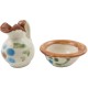 Dolls House Pioneer Ceramic Wash Bowl & Pitcher Set Bedroom Bathroom Accessory