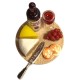 Dolls House Cheese & Wine Board Platter 1:12 Kitchen Dining Room Food Accessory