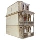 Saint Charles French Quarter Dolls House 1:24 Half Scale Laser Cut Flat Pack Kit