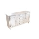 Dolls House Sideboard White Wood Buffet Miniature Dining Room Furniture 1:12