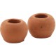 Dolls House Circular Terracotta Plant Clay Pot Flower Planter Garden Accessory