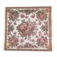 Dolls House Square Area Rug Red French Floral Jacquard Design Carpet Lge Dolls House Square Area Rug Red French Floral Jacquard Design Carpet Lge