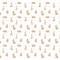 Dolls House Brown Rabbit Bunny Star Patterned Miniature Nursery Wallpaper 1:12