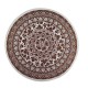 Dolls House Round Area Rug Circular Carpet Double Sided Brown Grey Lge Dolls House Round Area Rug Circular Carpet Double Sided Brown Grey Lge