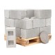 Dolls House Construct-a-Block 24 Concrete Blocks on Pallet Building Component