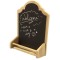 Dolls House Blackboard Chalk Notice Board on Stand School Shop Kitchen Accessory
