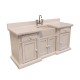 Dolls House Smallbone Sink Unit White Belfast Sink Miniature Kitchen Furniture