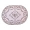 Dolls House Oval Rug Traditional Pink French Floral Design Carpet Large