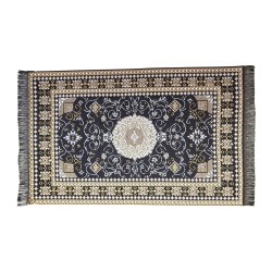 Dolls House Rectangular Rug Woven Silk Turkish Miniature Accessory Small