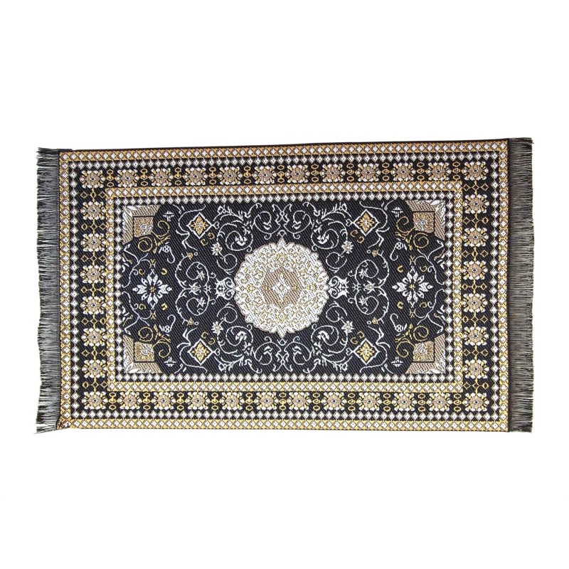 Dolls House Rectangular Rug Woven Silk Turkish Miniature Accessory Small