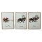 Dolls House Santa Claus & Reindeer Christmas Holiday Festive Wall Prints 1:12
