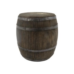 Dolls House Rustic Beer Barrel Whiskey Keg Pub Bar Pioneer Camping Accessory