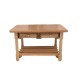 Dolls House Work Table with Drawers Light Oak Miniature Kitchen Furniture 1:12