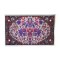 Dolls House Rug Rectangular Purple Red Modern Miniature 1:12 Carpet Med