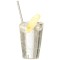 Dolls House Glass of Water Ice Lemon & Straw Kitchen Dining Room Bar Accessory