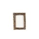 Dolls House Small Picture Photo Frame Empty Aged Gold Miniature 1:12 Accessory