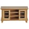 Dolls House Light Oak TV Stand Cabinet Modern Miniature Living Room Furniture