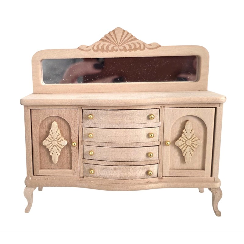Dolls House Buffet Sideboard Unfinished Bare Wood Dining Room Furniture Dolls House Buffet Sideboard Unfinished Bare Wood Dining Room Furniture