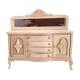 Dolls House Buffet Sideboard Unfinished Bare Wood Dining Room Furniture Dolls House Buffet Sideboard Unfinished Bare Wood Dining Room Furniture