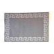 Dolls House Rectangular Rug Modern Grey Miniature Accessory Small