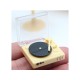 Dolls House Record Player Kit Turntable 1:12 Scale Miniature Plastic Accessory