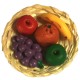 Dolls House Fresh Fruit in Wicker Basket Kitchen Living Dining Room Accessory