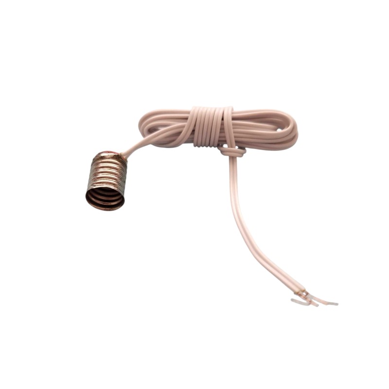 Dolls House Bulb Holder on Wire Screw Base Socket Miniature Electric Accessory