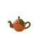 Dolls House Orange Teapot