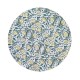 Dolls House Round Area Rug Circular Carpet Yellow & Green Floral Design Lge Dolls House Round Area Rug Circular Carpet Yellow & Green Floral Design Lge