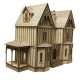 Kristiana Tudor Dolls House 1:24 Half Inch Scale Laser Cut Flat Pack Kit