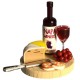 Dolls House Cheese & Wine Board Platter 1:12 Kitchen Dining Room Food Accessory