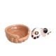 Dolls House Sleeping Cat & Basket Porcelain Miniature Pet 1:12 Scale Dolls House Sleeping Cat & Basket Porcelain Miniature Pet 1:12 Scale