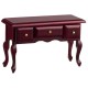 Dolls House Mahogany 3 Drawer Console Table Wooden Hall Living Room Furniture