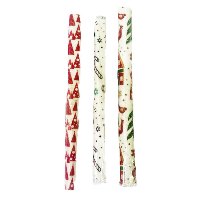 Dolls House Christmas Wrapping Paper Rolls Miniature Shop Accessory 1:12 Scale