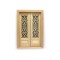 Dolls House French Doors Double Hung Carved Patterned Panels Building Component
