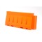 Interlocking Orange Barricade 1:12 Scale Construction Road Works Raceway Scenes
