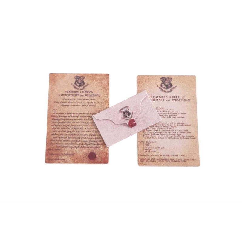 Dolls House Invitation to Hogwarts Boarding School for Witches & Wizards 1:12