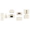 Dolls House White Kitchen Furniture Set The Platinum Collection Wood 1:12 Scale