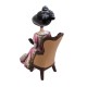 Dolls House Victorian Lady Sitting on Chair 1:12 Scale People Dolls House Victorian Lady Sitting on Chair 1:12 Scale People