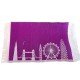 Dolls House London Skyline Rug Double Sided Design Purple 1:12 Accessory Small