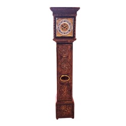 Dolls House Grandfather Clock Resin 1:12 Scale Miniature Dolls House Grandfather Clock Resin 1:12 Scale Miniature