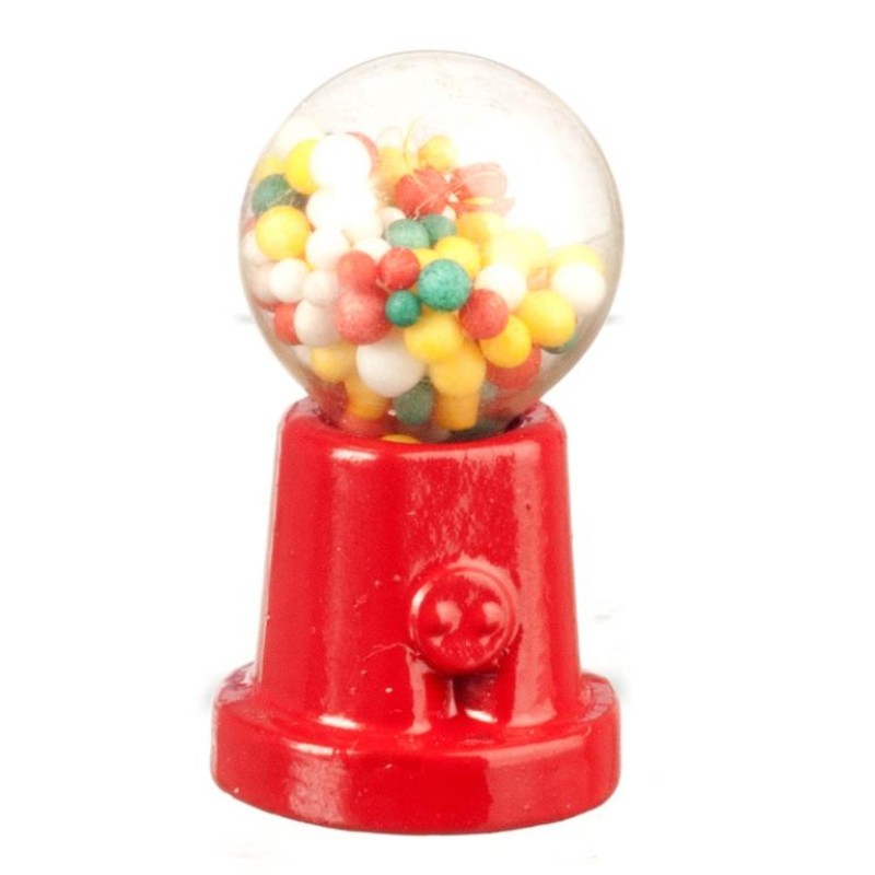 Dolls House Bubble Gum Machine Gumball Dispenser Shop Store Counter Accessory