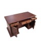 Dolls House Kneehole Desk Victorian Walnut Miniature Office Furniture Dolls House Kneehole Desk Victorian Walnut Miniature Office Furniture