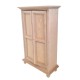 Dolls House Wardrobe Unfinished Bare Wood Dolls House Wardrobe Unfinished Bare Wood