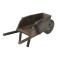 Dolls House Rustic Wheelbarrow Garden Planter Cart Mexican Yard Stable Furniture