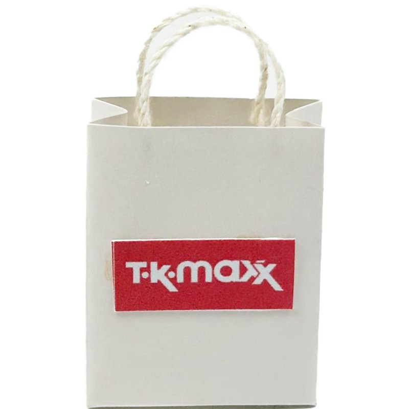 Dolls House T K Maxx Paper Shopping Gift Bag Clothing Shop Store Accessory