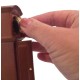 Dolls House Working Grandfather Clock Walnut Dolls House Working Grandfather Clock Walnut