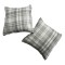 Dolls House Scatter Cushions Grey & White Check Square Throw Pillows Accessory
